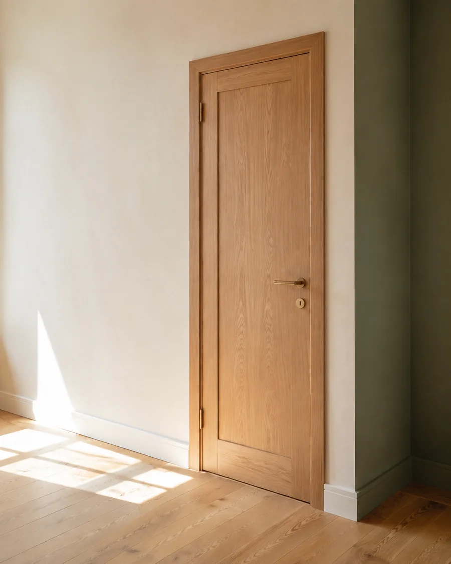 Intérieur clair aux murs et finitions soignés, illustration d’ambiance